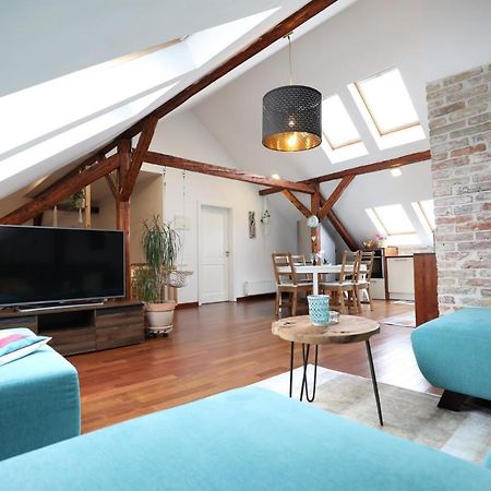 Beautiful And Romantic Penthouse With Two Terraces Братислава Екстериор снимка